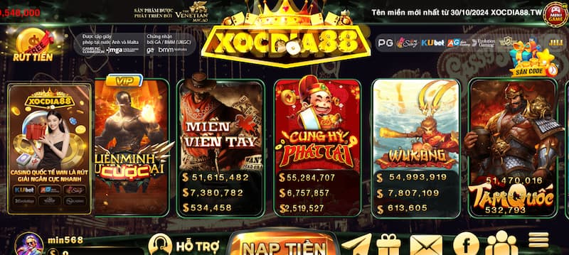 Giải mã sức hút game nổ hũ rút tiền mặt tại nhà cái Xocdia88 4 Kho game cược nổ hũ rút tiền mặt