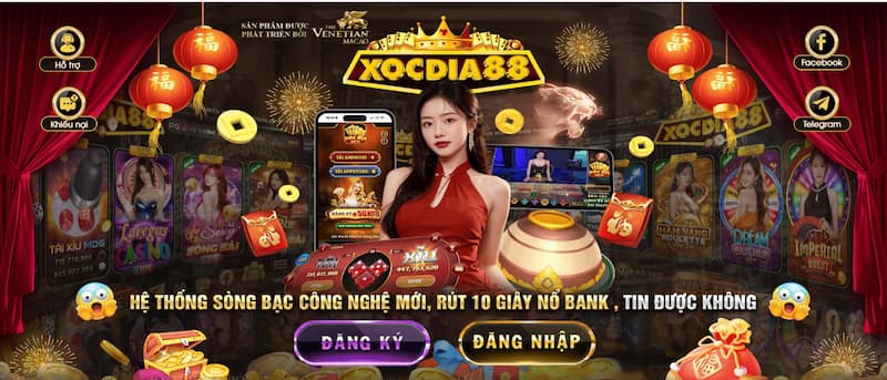 Đăng nhập 1 link chính chủ của Xocdia88